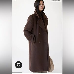 OAK + FORT Dark Brown Trench Coat